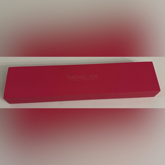 Rachel Zoe 14K Gold Plated Bracelet 4 Leaf Mother Of Pearl Cubic Zirconia  New - Picture 12 of 16